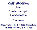 Logo von Psychotherapie Modrow Ralf